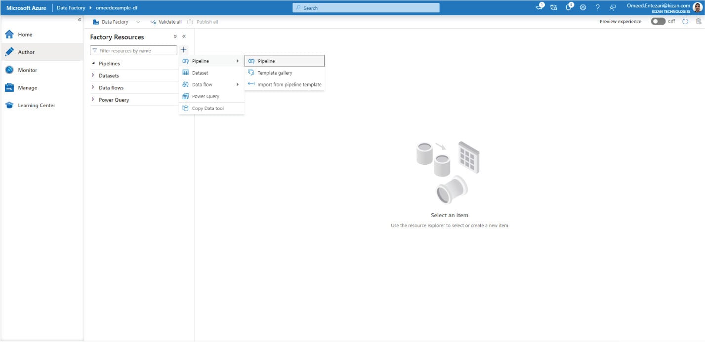 API Data Integration with Azure Data Factory