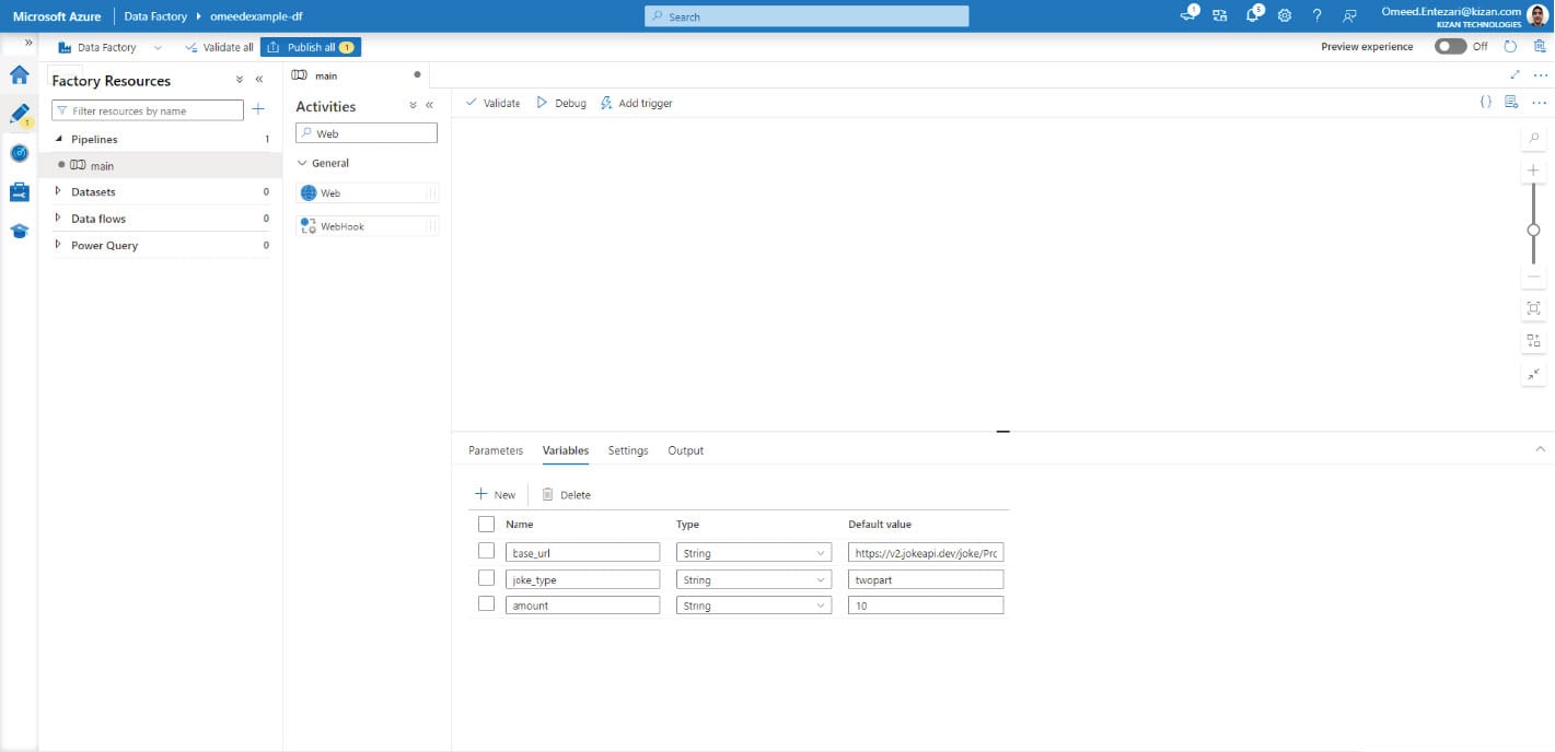 API Data Integration with Azure Data Factory