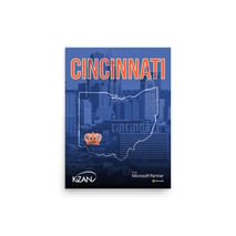 Cincinnati Poster Skyline MockUp