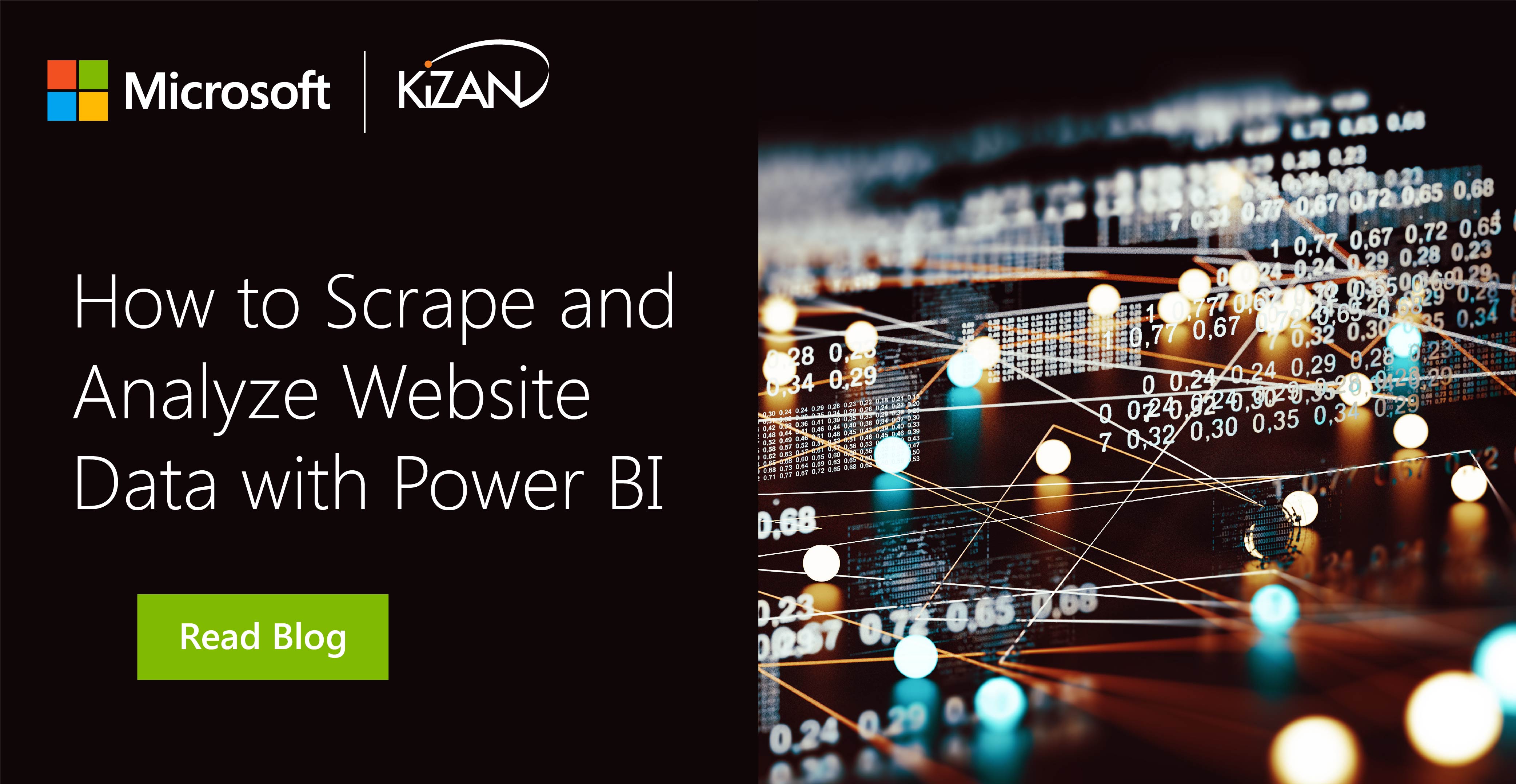 How to scrape and analyze website data with Power BI