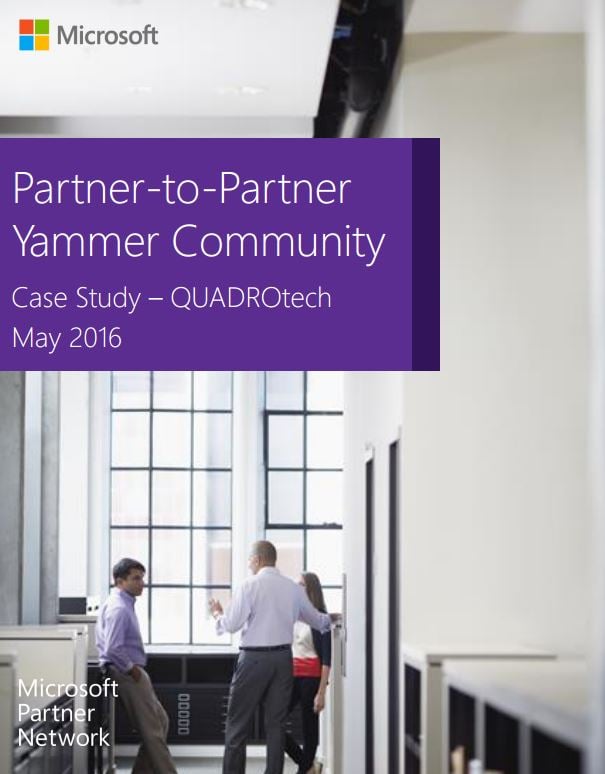 Check out this Case Study from the Microsoft Partner Network: QUADROtech Solutions and KiZAN Technologies
